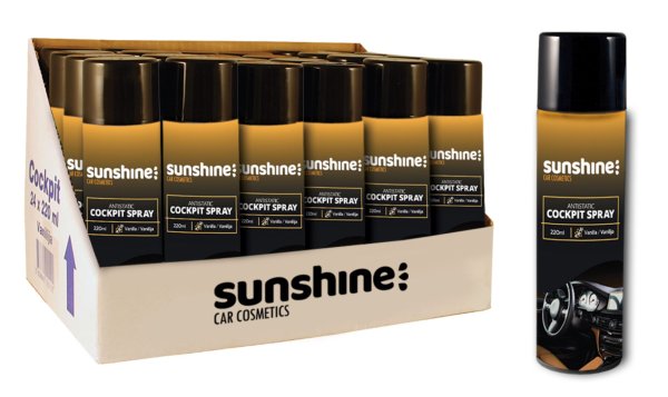 SUNSHINE cockpit sprej vanilija 220 ml