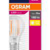 OSRAM žarnica led value a filament 7,5W=75W/827 E27