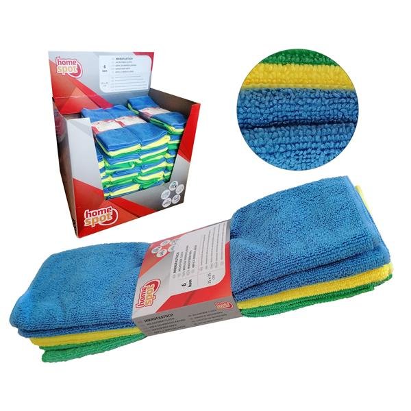 HOME SPOT krpa iz mikrovlaken 35x35, 6 kos