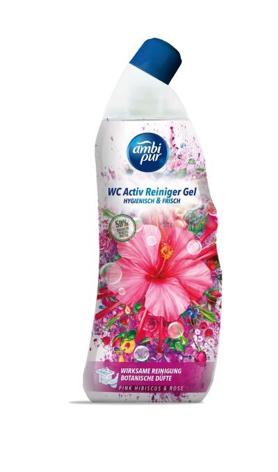 KU82080 AMBI PUR WC GEL ČISTILO PINK HIBISCUS ROSE 750ML (KU82080)-1